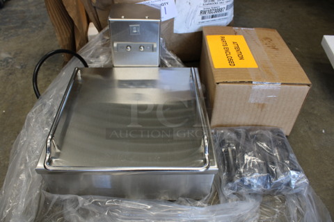 BRAND NEW IN BOX! Bunn Model 1SH STAND Stainless Steel Commercial Countertop Server Stand. Comes w/ Legs. 10x14x9. Legs 4"