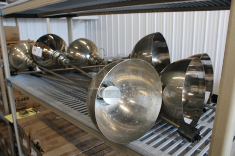 9 Halo Model L Series Metal Lights. 9.5x9.5x47. 9 Times Your Bid!