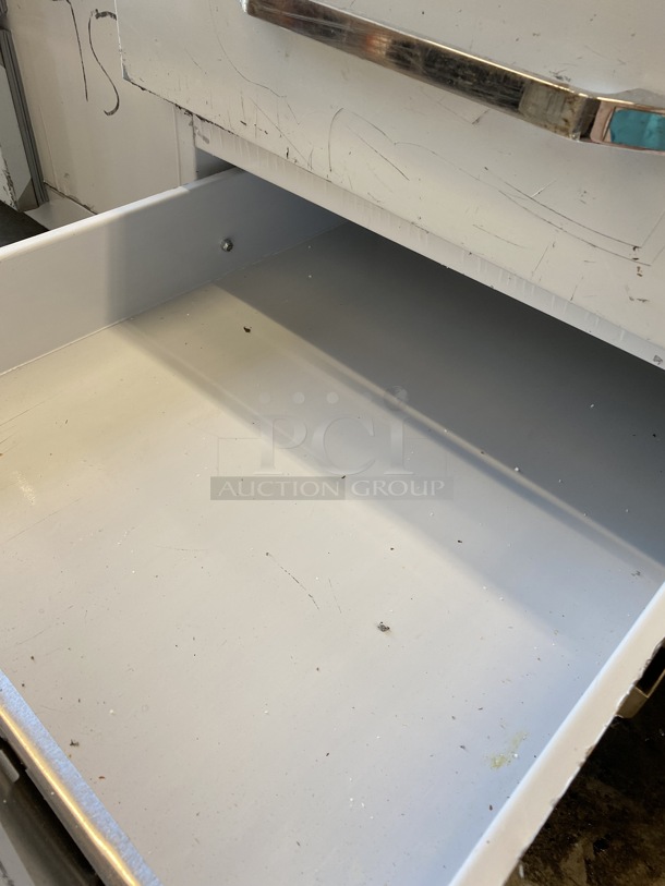 BRAND NEW! 2012 Leader Model LB72R Stainless Steel Commercial 4 Drawer Chef Base. Does Not Have Remote Compressor. 115 Volts, 1 Phase. 72x32x26. - Image 8 of 8