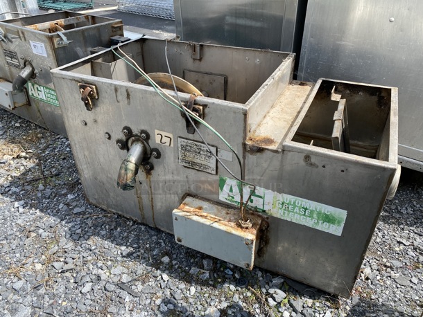AGI Automatic Grease Interceptor Stainless Steel Grease Trap. 38x20x18 - Image 7 of 7