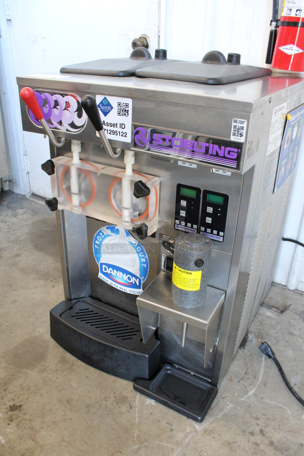 MARVELOUS! 2010 Stoelting Model SF144-38I Stainless Steel Commercial Countertop Air Cooled 2 Flavor Soft Serve Ice Cream Machine w/ Milkshake Mixer. 208-230 Volts, 1 Phase. 22x32x34 - Image 2 of 9