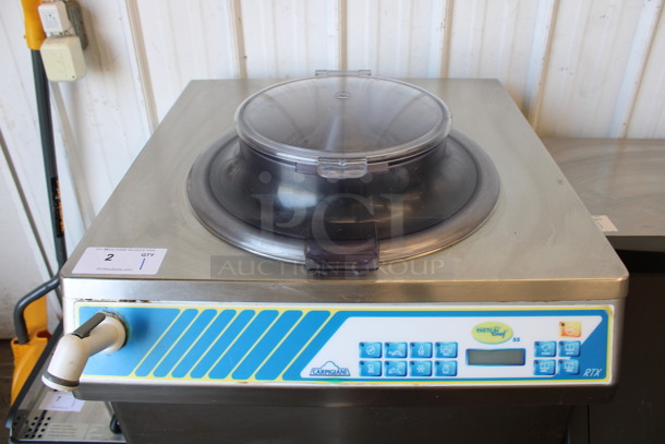 AWESOME! Carpigiani Model Pastochef 55 RTX Stainless Steel Commercial Floor Style Water Cooled Batch Freezer on Commercial Casters. 220 Volts, 3 Phase. 26x31x47 - Image 4 of 12