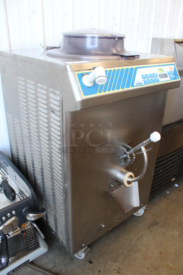 AWESOME! Carpigiani Model Pastochef 55 RTX Stainless Steel Commercial Floor Style Water Cooled Batch Freezer on Commercial Casters. 220 Volts, 3 Phase. 26x31x47 - Image 8 of 12