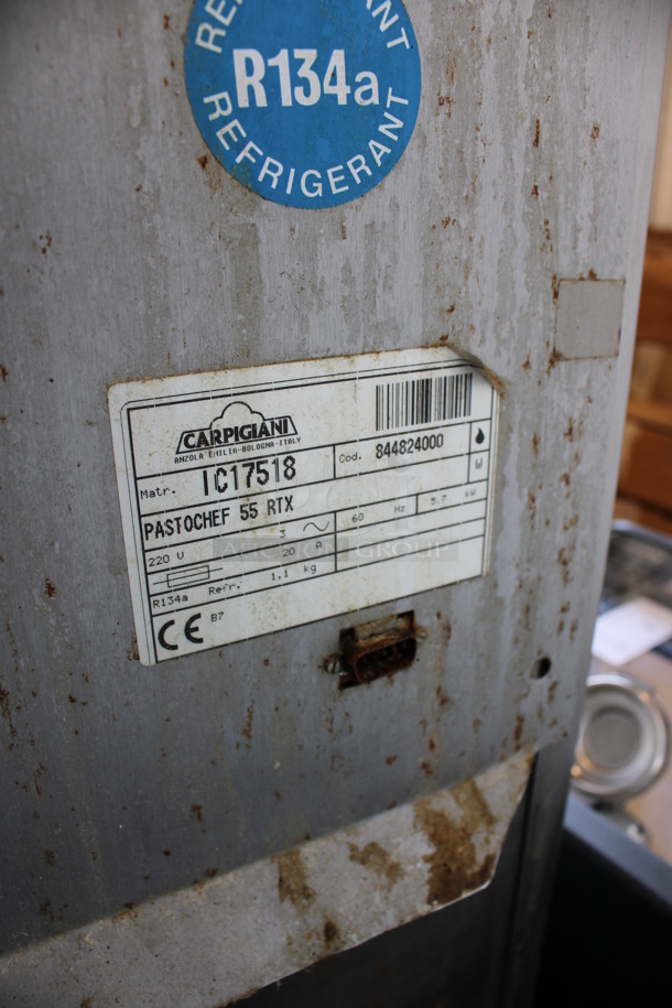 AWESOME! Carpigiani Model Pastochef 55 RTX Stainless Steel Commercial Floor Style Water Cooled Batch Freezer on Commercial Casters. 220 Volts, 3 Phase. 26x31x47 - Image 10 of 12