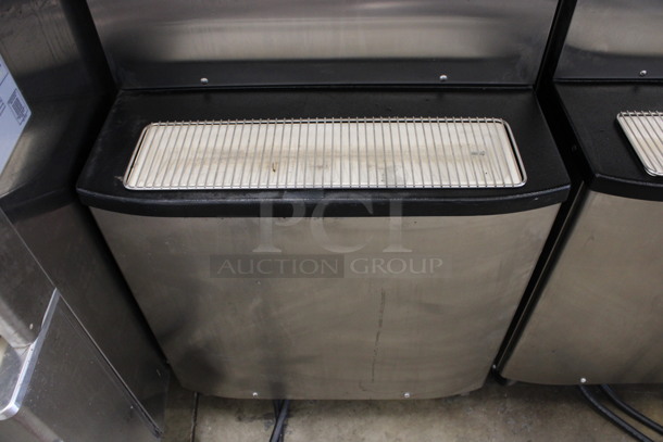 SWEET! 2012 Taylor Model C713-33 Stainless Steel Commercial Floor Style Water Cooled 2 Flavor w/ Twist Soft Serve Ice Cream Machine on Commercial Casters. 208-230 Volts, 3 Phase. 25.5x37x60 - Image 6 of 11