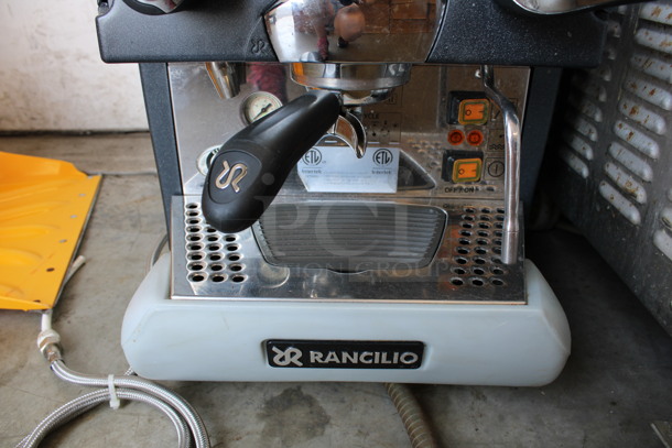 Rancilio Epoca Stainless Steel Commercial Countertop Single Group Espresso Machine w/ 2 Portafilters and Steam Wand. 115 Volts, 1 Phase. 14x23x20 - Image 3 of 10