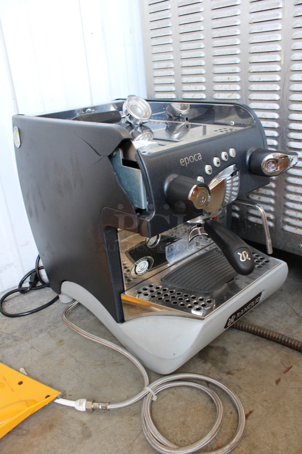 Rancilio Epoca Stainless Steel Commercial Countertop Single Group Espresso Machine w/ 2 Portafilters and Steam Wand. 115 Volts, 1 Phase. 14x23x20 - Image 4 of 10