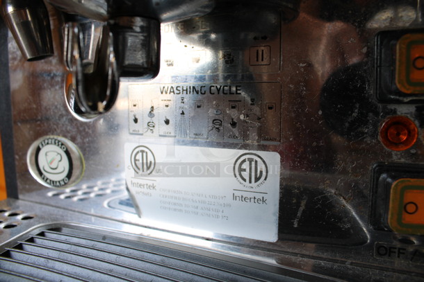 Rancilio Epoca Stainless Steel Commercial Countertop Single Group Espresso Machine w/ 2 Portafilters and Steam Wand. 115 Volts, 1 Phase. 14x23x20 - Image 6 of 10