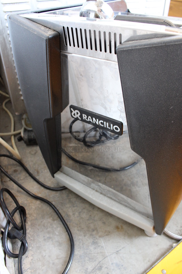 Rancilio Epoca Stainless Steel Commercial Countertop Single Group Espresso Machine w/ 2 Portafilters and Steam Wand. 115 Volts, 1 Phase. 14x23x20 - Image 7 of 10