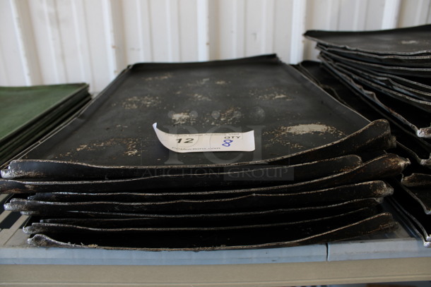 8 Metal Baking Pans. 13x20.5x0.5. 8 Times Your Bid! - Image 1 of 3