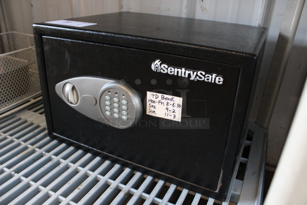 SentrySafe Black Metal Single Door Safe. Does Not Come w/ Combination. 17x14x10.5 - Image 4 of 4