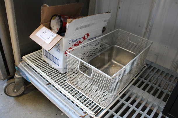 ALL ONE MONEY! Lot of Various Items Including Scrubbing Pads and Poly Racks! - Image 2 of 4