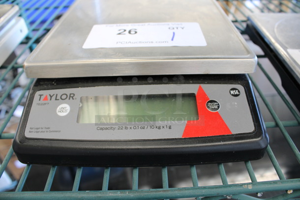 Taylor Model TE22FT Metal Countertop Food Portioning Scale. 7.5x9.5x2.5 - Image 3 of 4