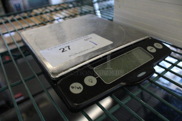 Metal Countertop Food Portioning Scale. 7.5x9.5x1 - Image 2 of 4