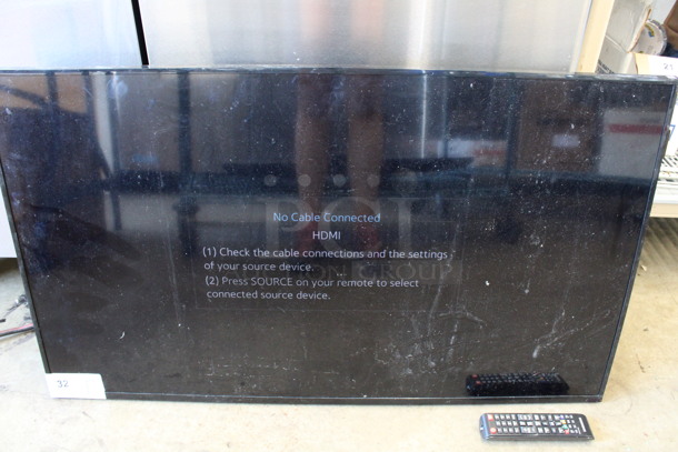 Samsung Model DB40E 40" Color Display Monitor w/ Mount and Remote. 100-240 Volts, 1 Phase. Buyer Must Pick Up - We Will Not Ship This Item. Tested and Working! - Image 4 of 9