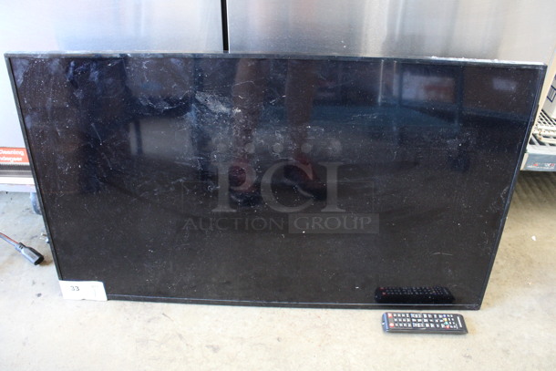 Samsung Model DB40E 40" Color Display Monitor w/ Mount and Remote. See Pictures For Damage To Screen. 100-240 Volts, 1 Phase. Buyer Must Pick Up - We Will Not Ship This Item. Tested and Working! - Image 6 of 10