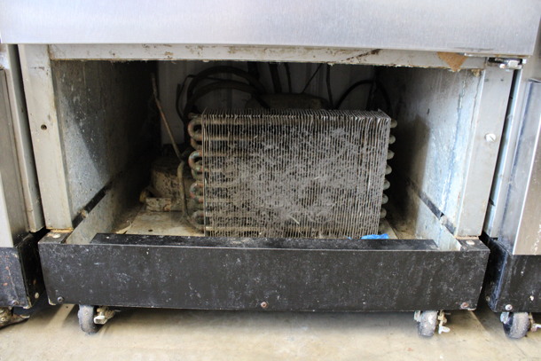 Beverage Air Model KR12-1AS Stainless Steel Commercial Single Door Reach In Cooler on Commercial Casters. 115 Volts, 1 Phase. 24x25x67. Tested and Working! - Image 6 of 6