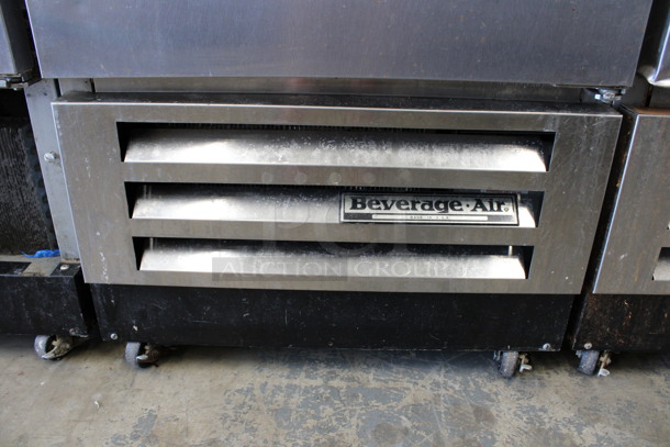 Beverage Air Model KF12-1AS Stainless Steel Commercial Single Door Reach In Freezer w/ Poly Coated Racks on Commercial Casters. 115 Volts, 1 Phase. 24x25x67. Tested and Working! - Image 6 of 6