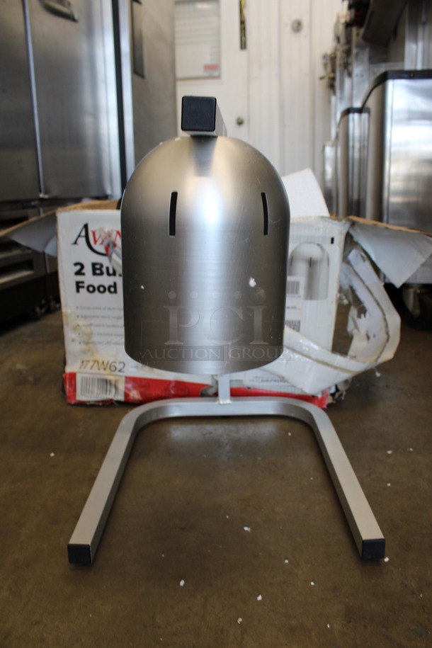 BRAND NEW IN BOX! Avantco Metal Countertop 2 Head Food Warmer. 19x14x19. Tested and Working! - Image 2 of 7