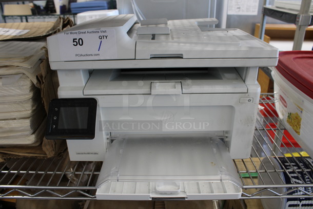 HP White Countertop Scanner Copier Printer. 16x15x12 - Image 1 of 4