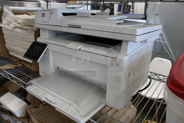 HP White Countertop Scanner Copier Printer. 16x15x12 - Image 2 of 4