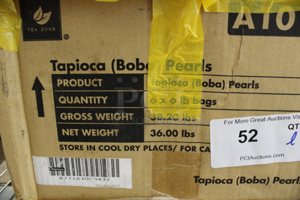 ALL ONE MONEY! Lot of Various Items; 6 Tapioca Boba Pearls Bags and 1 Bazzini Nut Jar.  - Image 3 of 4