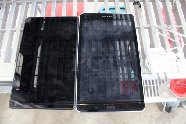 2 Various 8" Tablets w/ 1 Power Cord. Lenovo TB-8505F and Samsung 16 GB. 2 Times Your Bid! - Image 1 of 5