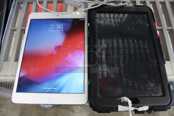 2 Various 8" Tablets w/ 2 Power Cords. Apple Model A1490 iPad and Samsung. 2 Times Your Bid! - Image 3 of 7