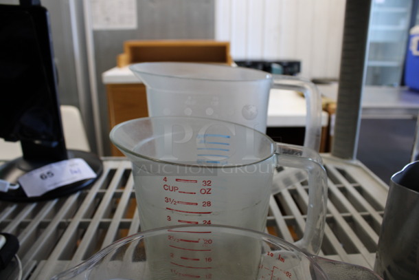 4 Various Poly Measuring Pitchers. Includes 7x4.5x4. 4 Times Your Bid! - Image 4 of 4