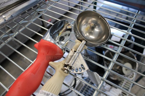 2 Metal Scoops. 7.5", 9.5". 2 Times Your Bid! - Image 2 of 2