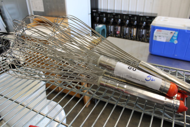 5 Various Metal Whisks. Includes 18". 5 Times Your Bid! - Image 1 of 3