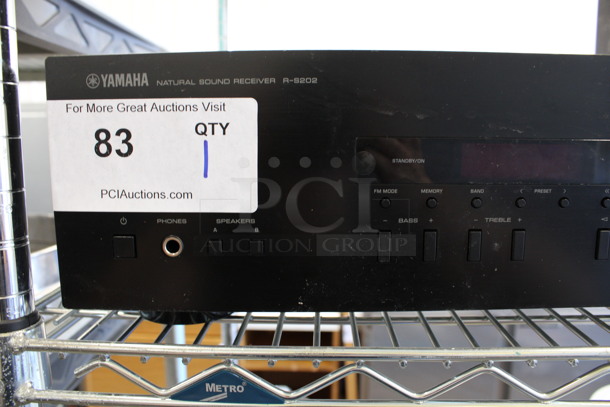 Yamaha R-S202 Natural Sound Receiver. 17x12x5.5 - Image 4 of 4