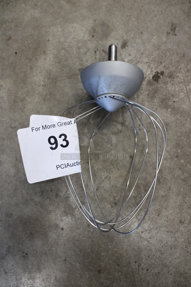 Metal 7 Quart Whisk Mixer Attachment. Goes GREAT w/ Item 92! 5.5x5.5x9 - Image 1 of 3