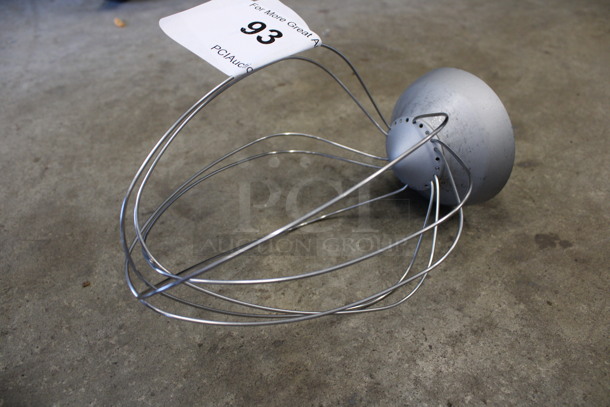Metal 7 Quart Whisk Mixer Attachment. Goes GREAT w/ Item 92! 5.5x5.5x9 - Image 2 of 3