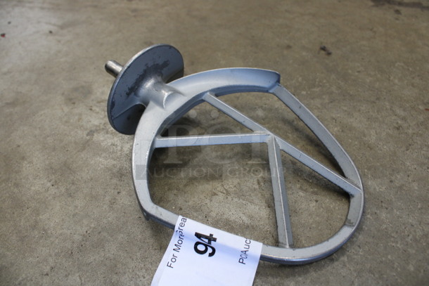Metal 7 Quart Paddle Mixer Attachment. Goes GREAT w/ Item 92! 6x3x9 - Image 2 of 3
