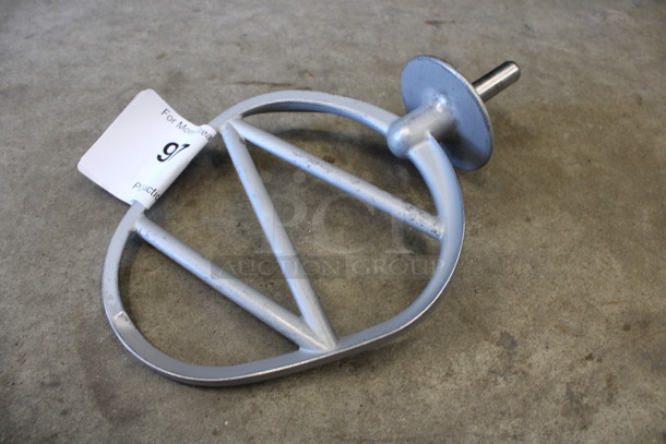 Metal 7 Quart Paddle Mixer Attachment. Goes GREAT w/ Item 92! 6x3x9 - Image 2 of 3