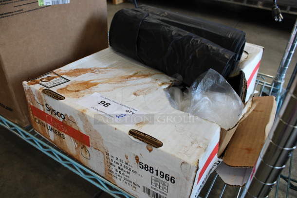 ALL ONE MONEY! Lot of Various Plastic Trash Bags! - Image 4 of 4