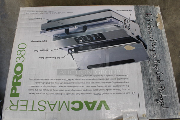 BRAND NEW IN BOX! Vacmaster Pro380 Metal Countertop Vacuum Sealer. 19x15x6 - Image 4 of 4