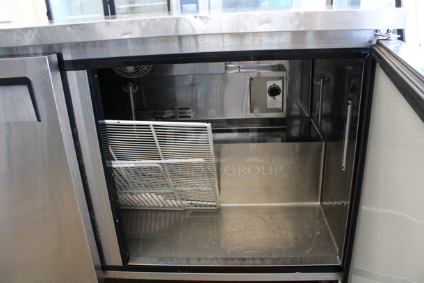 Turbo Air Model MUR-60 Stainless Steel Commercial 2 Door Undercounter Cooler on Commercial Casters. 115 Volts, 1 Phase. 60.5x30x36. Tested and Working! - Image 5 of 7