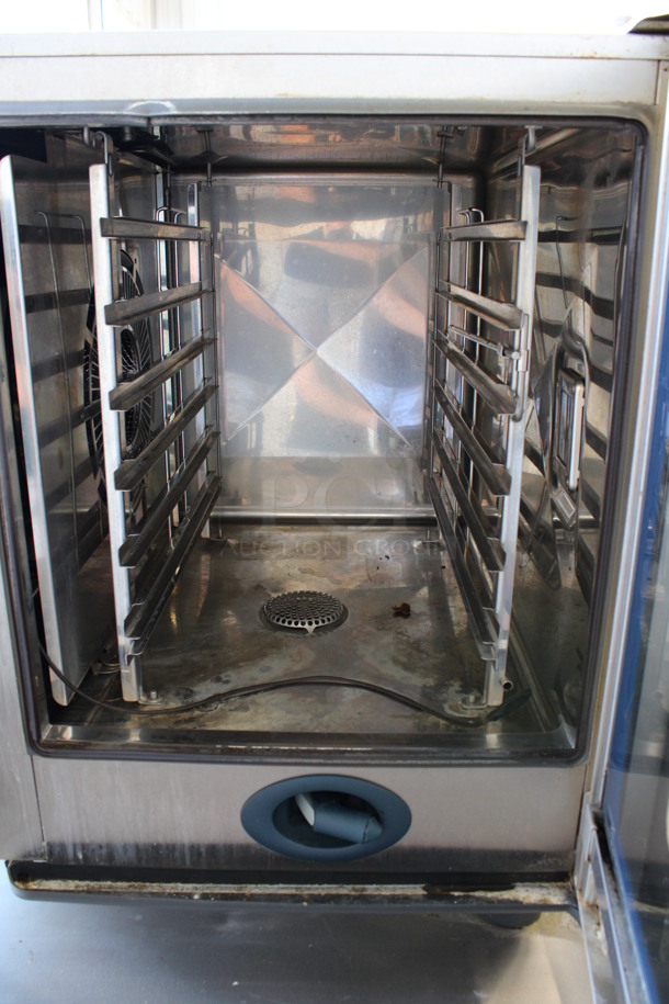 Rational Stainless Steel Commercial Electric Powered SelfCooking Center Combitherm Convection Oven on Stainless Steel Stand. 208 Volts, 3 Phase. 33x33x58 - Image 5 of 7