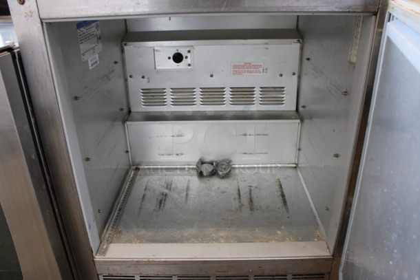 Beverage Air Model UCR27A Stainless Steel Commercial Single Door Undercounter Cooler on Commercial Casters. 115 Volts, 1 Phase. 27x30x35. Tested and Working! - Image 3 of 5