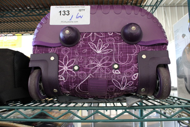 ALL ONE MONEY! Lot of 6 Various Items Including Purple Roller Bag, Black/Orange Backpack and 4 Various Purses!  - Image 7 of 7