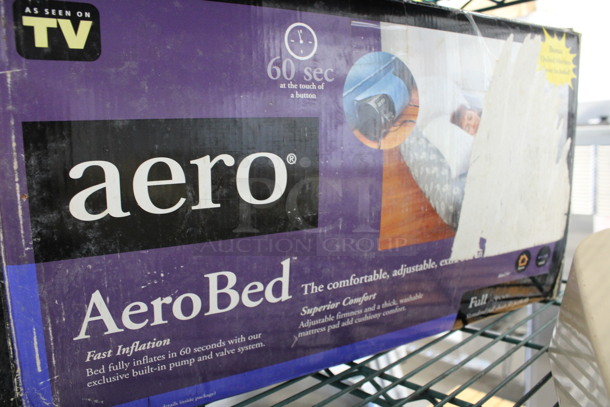 IN ORIGINAL BOX! Aero AeroBed Inflatable Full Size Mattress - Image 2 of 3
