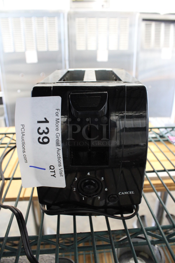Better Chef Model IM-209B Countertop 2 Slot Toaster. 120 Volts, 1 Phase. 5x9x7