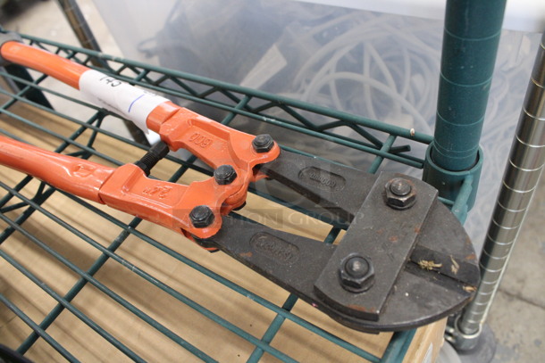 Orange and Black Metal Bolt Cutter. 25" - Image 2 of 3