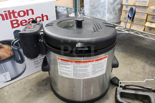IN ORIGINAL BOX! Hamilton Beach Countertop Meal Maker Multicooker. 12x16x15 - Image 7 of 9