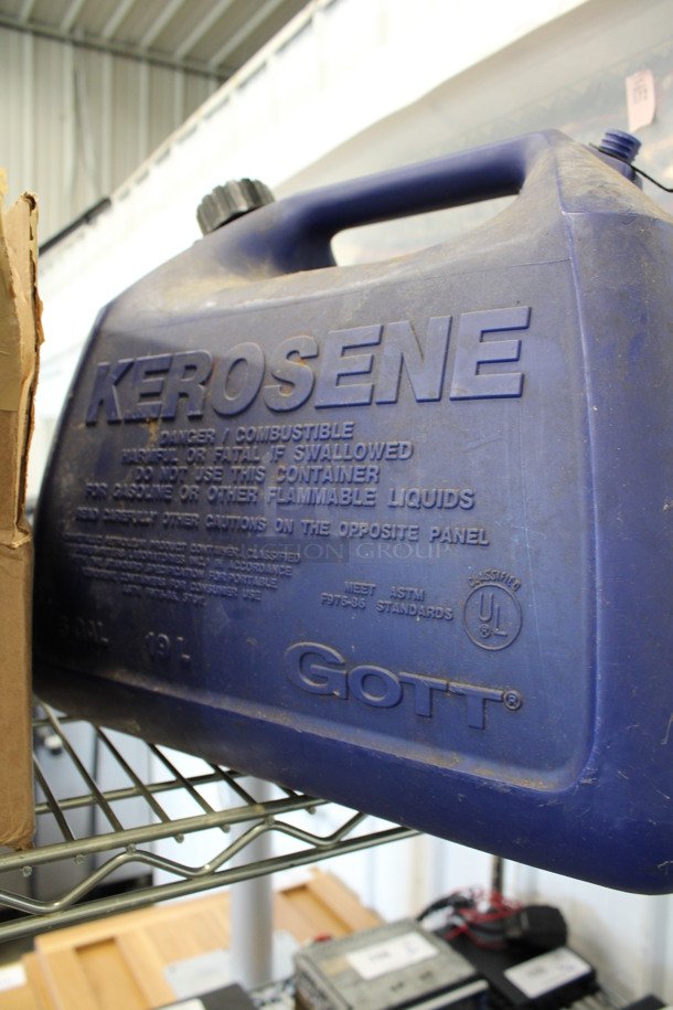 Blue Poly Gas Can. 11x15x12 - Image 3 of 3