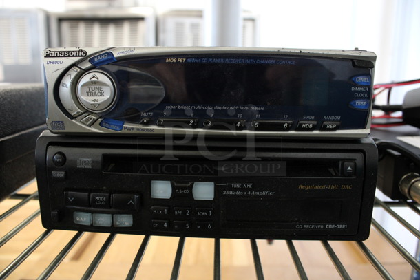 2 Radio Units for Car; Panasonic DF600U and CDE-7821. 7.5x6.5x2.5, 7x7x2. 2 Times Your Bid! - Image 5 of 5