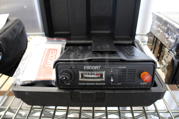 Escort Radar Detector in Hard Case. 9x7x3