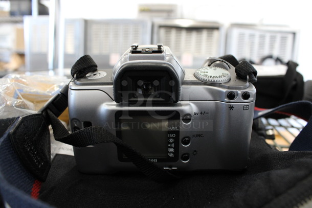 Canon Digital Camera w/ Zoom 75-300mm Lens and Strap in Soft Case. 5x7.5x3.5 - Image 7 of 8